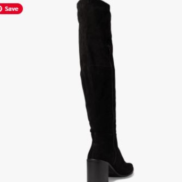 Seychelles Black Suede Over the Knee Boot size 10 New in Box Block Heel - Picture 5 of 15